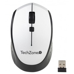 mouse inalambrico techzone tz19mou01 plata