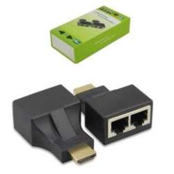 adaptador extension hdmi en rj45