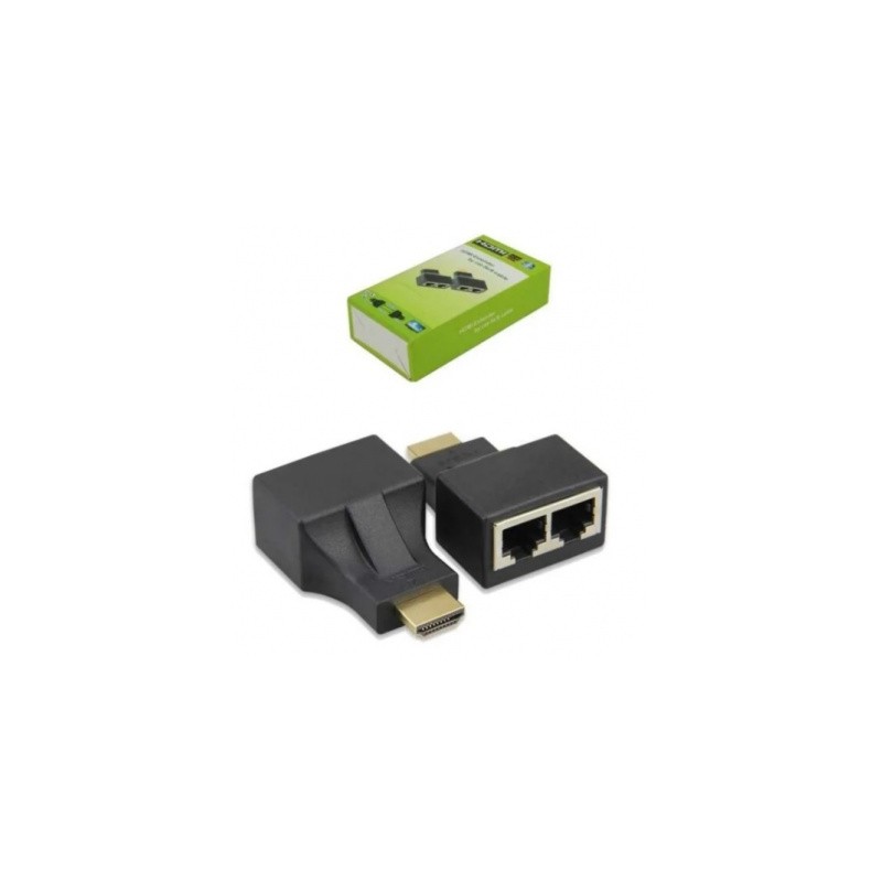 adaptador extension hdmi en rj45