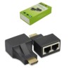 adaptador extension hdmi en rj45