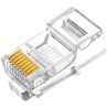 Caja con 100pzs conectores rj45 o red
