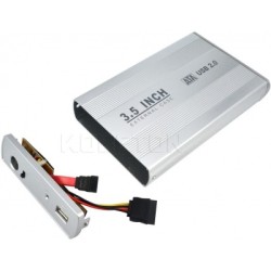 Gabinete Carcasa Aluminio Ide 3.5 O Sata 3.5 Usb 2.0 2tb