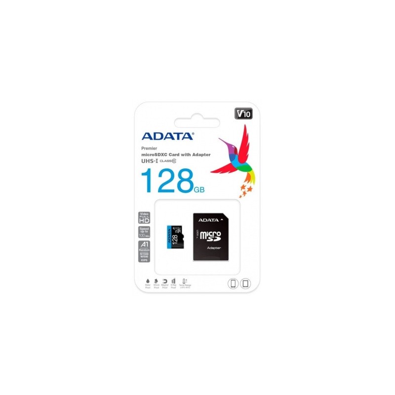 memoria micro sd 128gb adata class 10