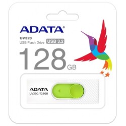 memoria usb 128gb adata uv320 blanca