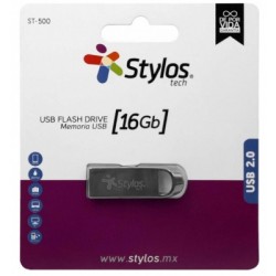 memoria usb 16gb metalica stylos st-500