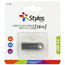 memoria usb 16gb metalica stylos st100
