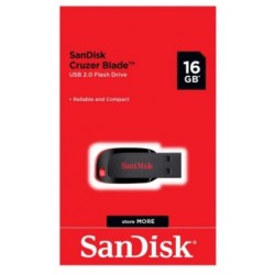memoria usb 16gb sandisk negro