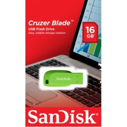 memoria usb 16gb sandisk verde