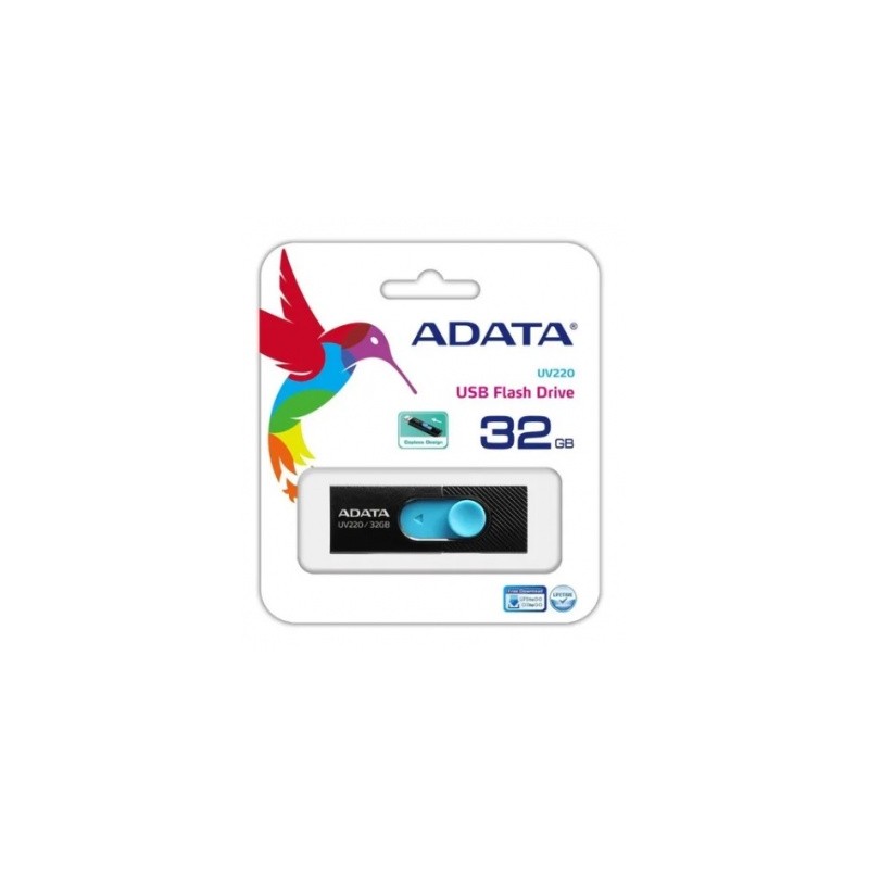 memoria usb 32gb adata uv220 azul
