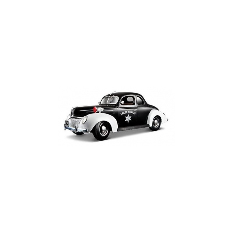 1939 Ford deluxe- police escala 1/18