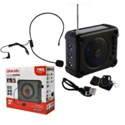 bocina solar bt 3  megafono rfr011