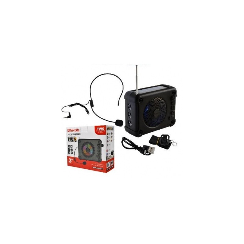 bocina solar bt 3  megafono rfr011