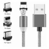 cable magnetico topk tipo c lightning micro usb