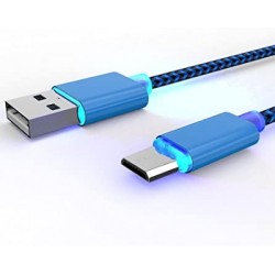 cable usb v8 luz led
