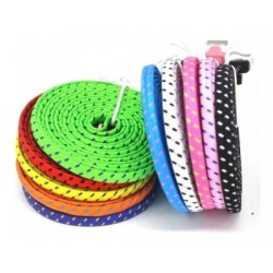 Cable V8 Celular Micro Usb Android Tela 3 Metros Uso Rudo