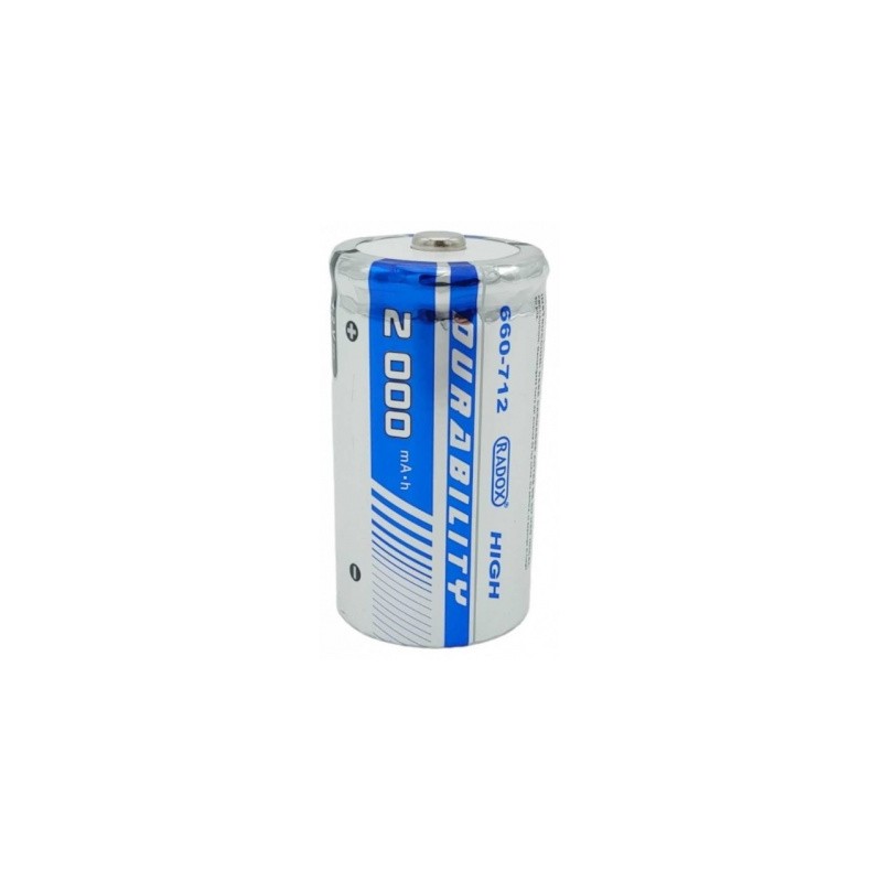 1 bateria recargable tipo D 2000 mah