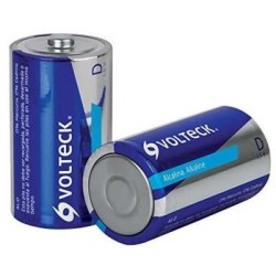 paquete 2 baterias d alcalina volteck