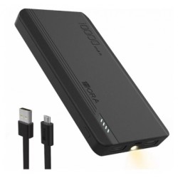 power bank bateria emergencia 10000 mah 1hora negro