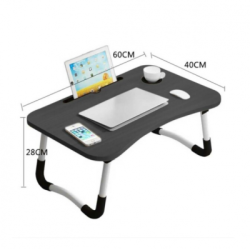 mesa con portavaso para laptop tablet cama