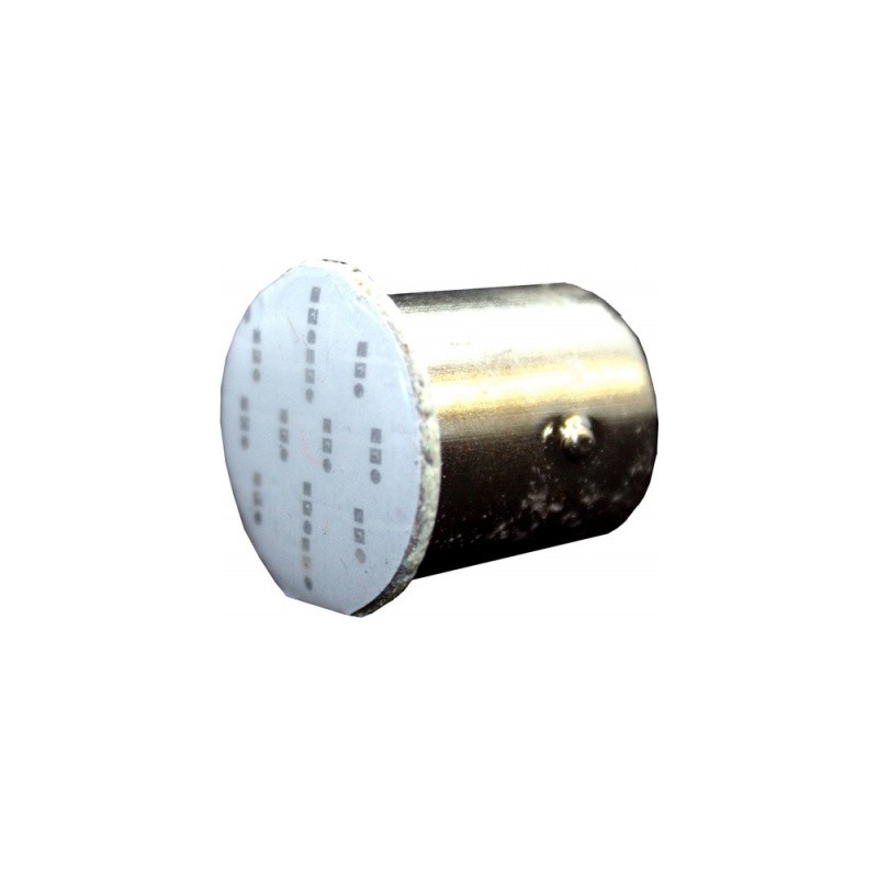foco led 2 polos rojo base s25