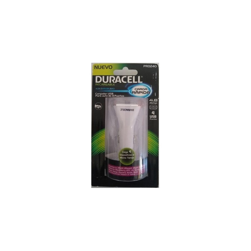 cargador cenicero duracell pro240