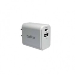 cargador de pared usb y c taika tk-cc31w