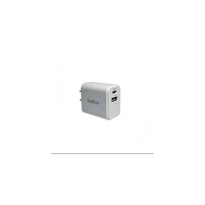 cargador de pared usb y c taika tk-cc31w