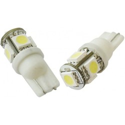 foco led pellizco blanco base t10