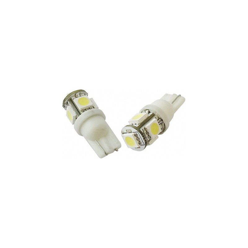 foco led pellizco blanco base t10