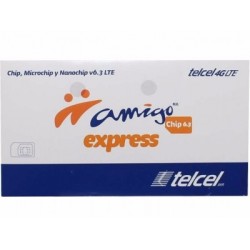 chip telcel  50 tiempo aire Lada 618