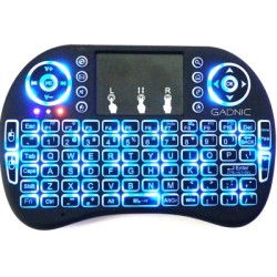 mini teclado para smartv con mouse pad
