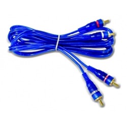 cable rca 3.6 metros azul