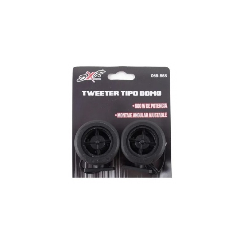 juego tweeters domo automotriz redondo 200w