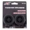 juego tweeters domo automotriz redondo 200w