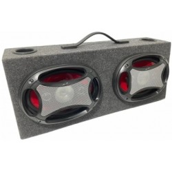 maleta doble 6x9 4 vias 750w