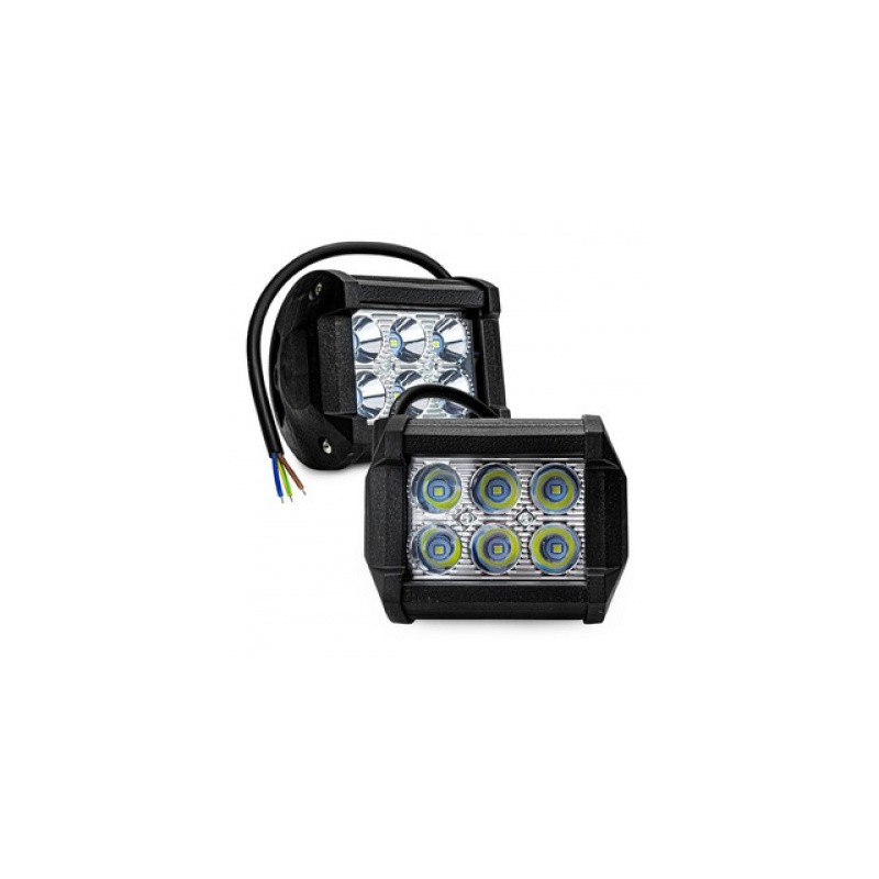 par faros led 6 led 18w tunix fa-lh6