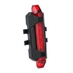 Luz trasera Recargable Rojo Para Bicicleta