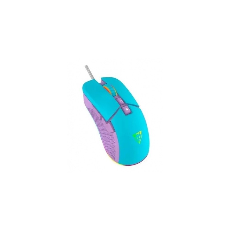 mouse gamer alambrico azul morado ocelot187