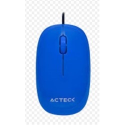 mouse alambrico azul acteck ac-928861